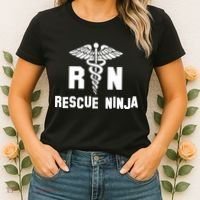 Rescue Ninja RN Nurse Women's T-Shirt thumb 2