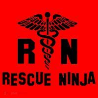 Rescue Ninja RN Nurse Santa Hat thumb 1
