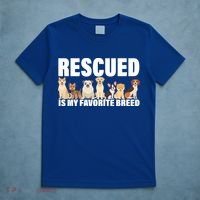 Rescued Is My Favorite Breed T-Shirt thumb 5