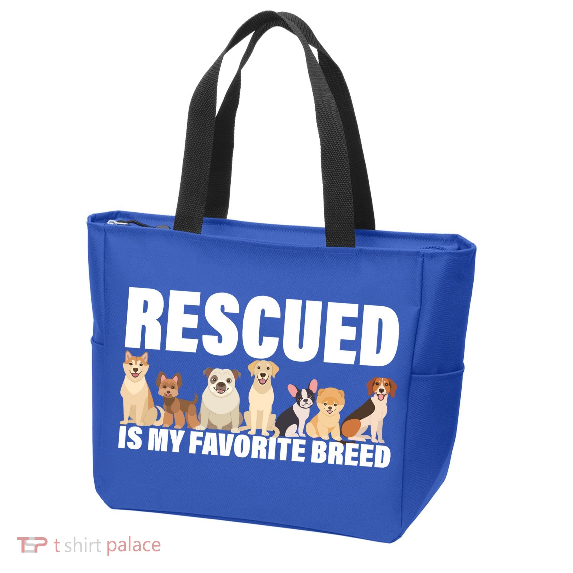Rescued Is My Favorite Breed Tote Bag