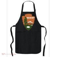Resist. Earth DayNational Park Rangers Spoof Logo Apron thumb 0