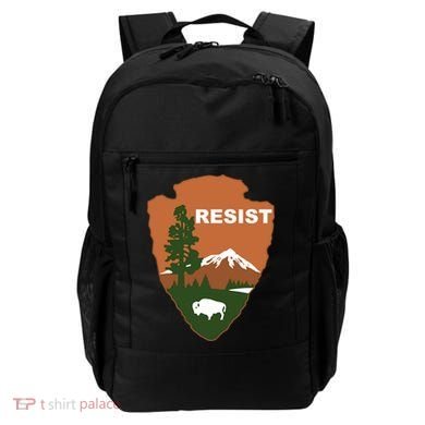 Resist. Earth DayNational Park Rangers Spoof Logo Backpack