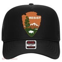 Resist. Earth DayNational Park Rangers Spoof Logo Hat thumb 0