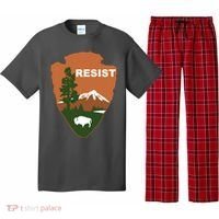 Resist. Earth DayNational Park Rangers Spoof Logo Pajama Set thumb 0