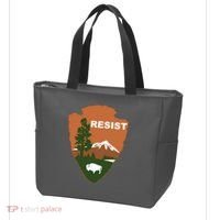 Resist. Earth DayNational Park Rangers Spoof Logo Tote Bag thumb 3
