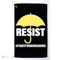 Resist. Fight For Hong Kong Golf Towel thumb 0