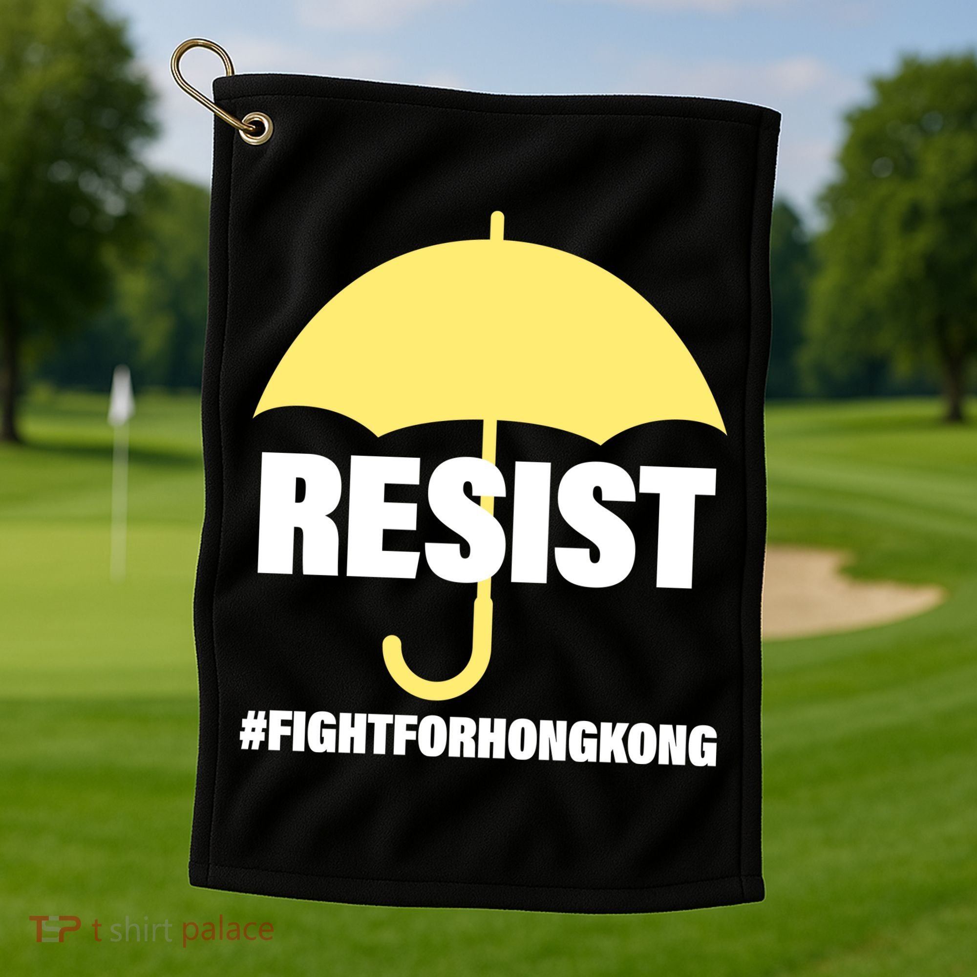 Resist. Fight For Hong Kong Golf Towel