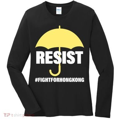 Resist. Fight For Hong Kong Women's Long Sleeve Shirt