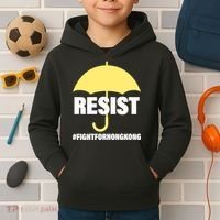 Resist. Fight For Hong Kong Kids Hoodie thumb 2