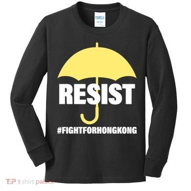 Resist. Fight For Hong Kong Kids Long Sleeve Shirt