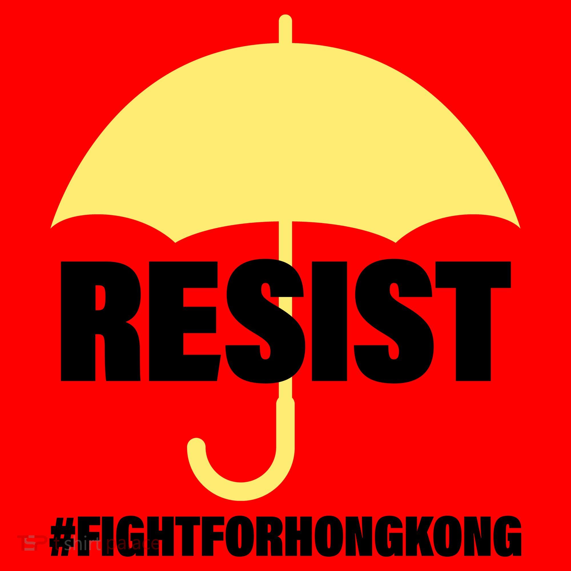 Resist. Fight For Hong Kong Santa Hat