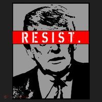 Resist. President Donald Trump Anti Trump The Resistance Women's Sweatshirt thumb 2