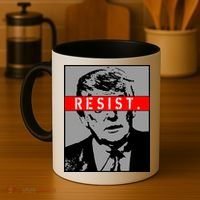 Resist. President Donald Trump Anti Trump The Resistance Coffee Mug thumb 4