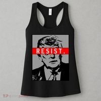 Resist. President Donald Trump Anti Trump The Resistance Women's Tank Top thumb 3