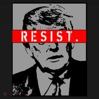 Resist. President Donald Trump Anti Trump The Resistance Visor thumb 3