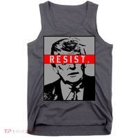 Resist. President Donald Trump Anti Trump The Resistance Tank Top thumb 0