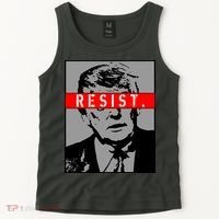 Resist. President Donald Trump Anti Trump The Resistance Tank Top thumb 2