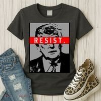 Resist. President Donald Trump Anti Trump The Resistance Women's T-Shirt thumb 3