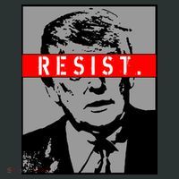 Resist. President Donald Trump Anti Trump The Resistance Kids Sweatshirt thumb 2