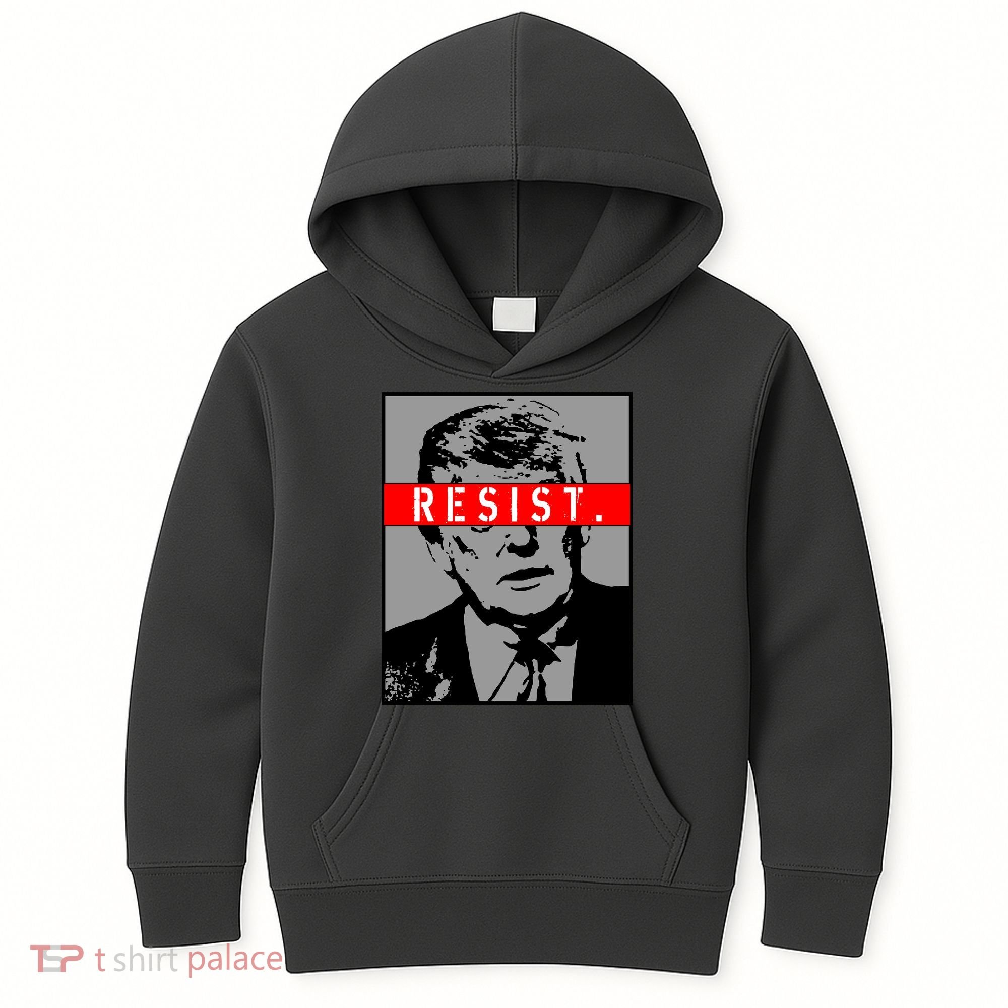 Resist. President Donald Trump Anti Trump The Resistance Kids Hoodie