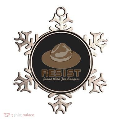 Resist. Stand With the Rangers National Parks Ornament