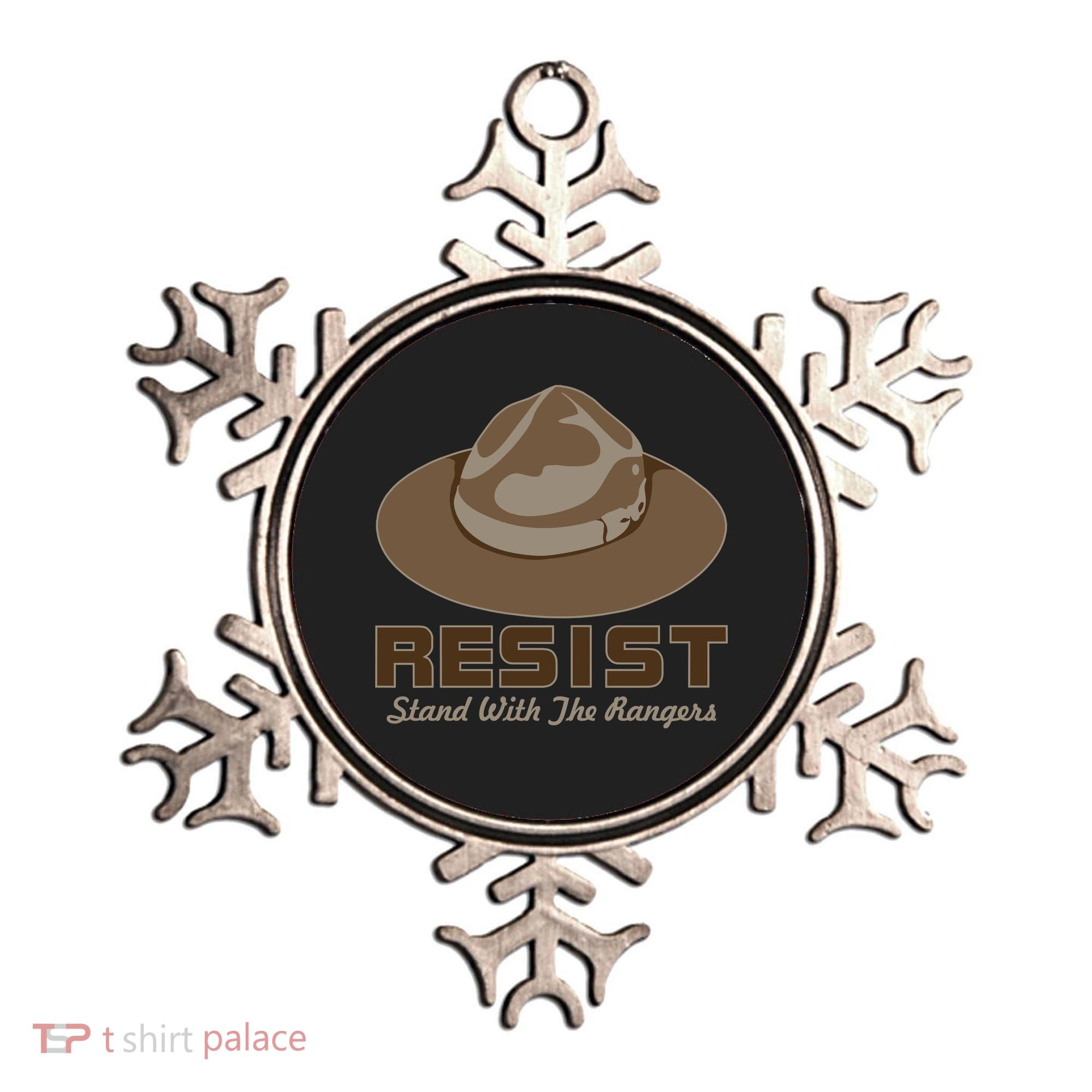 Resist. Stand With the Rangers National Parks Ornament