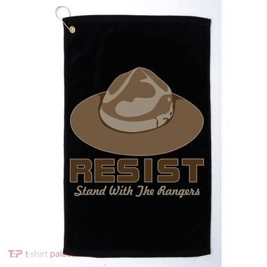Resist. Stand With the Rangers National Parks Golf Towel