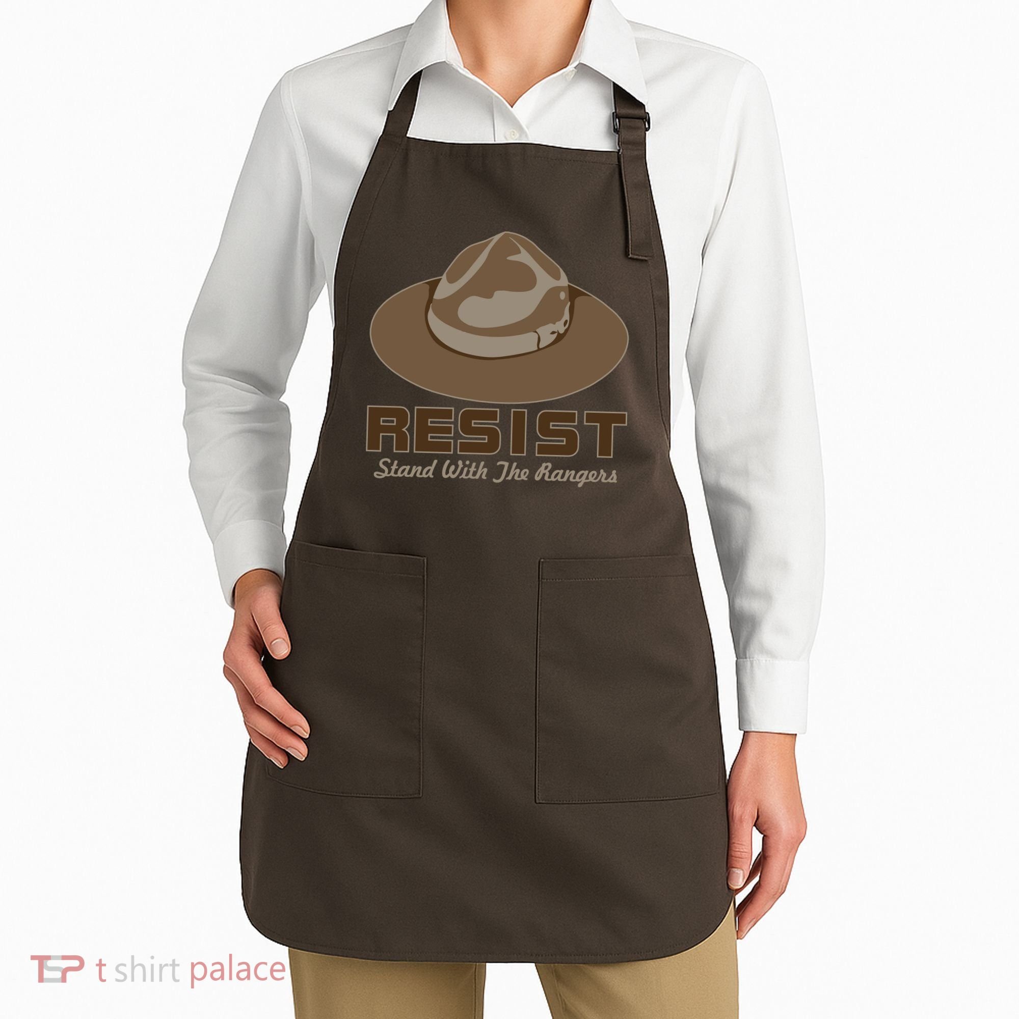 Resist. Stand With the Rangers National Parks Apron