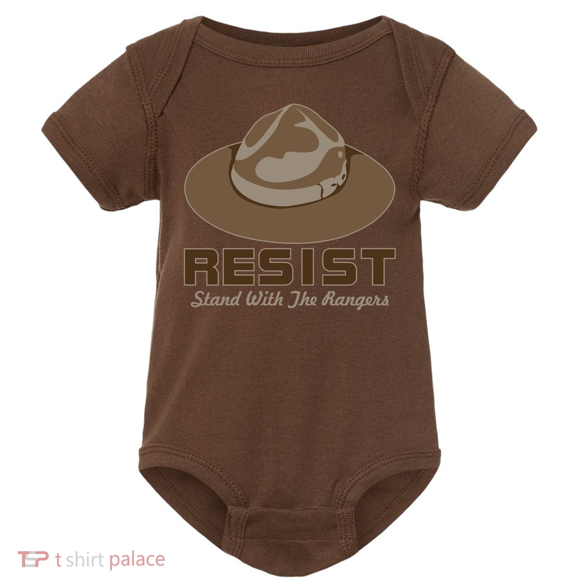 Resist. Stand With the Rangers National Parks Baby Bodysuit