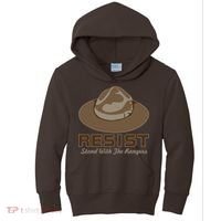 Resist. Stand With the Rangers National Parks Kids Hoodie thumb 0