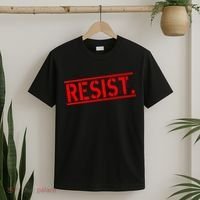 Resist. Vintage Army Stamp Anti Trump Resistance T-Shirt thumb 2