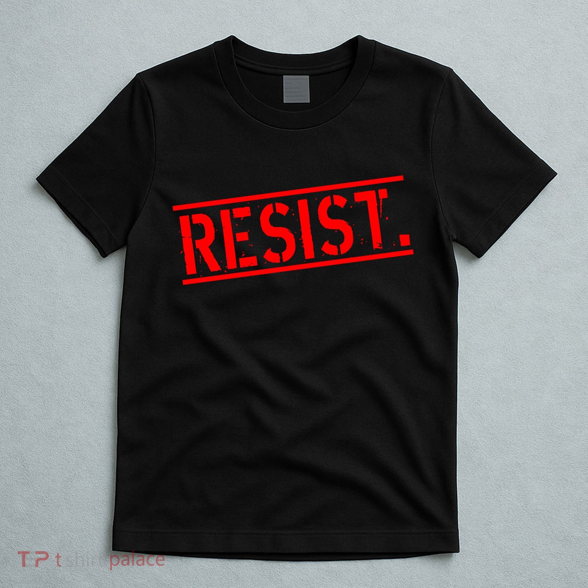 Resist. Vintage Army Stamp Anti Trump Resistance T-Shirt