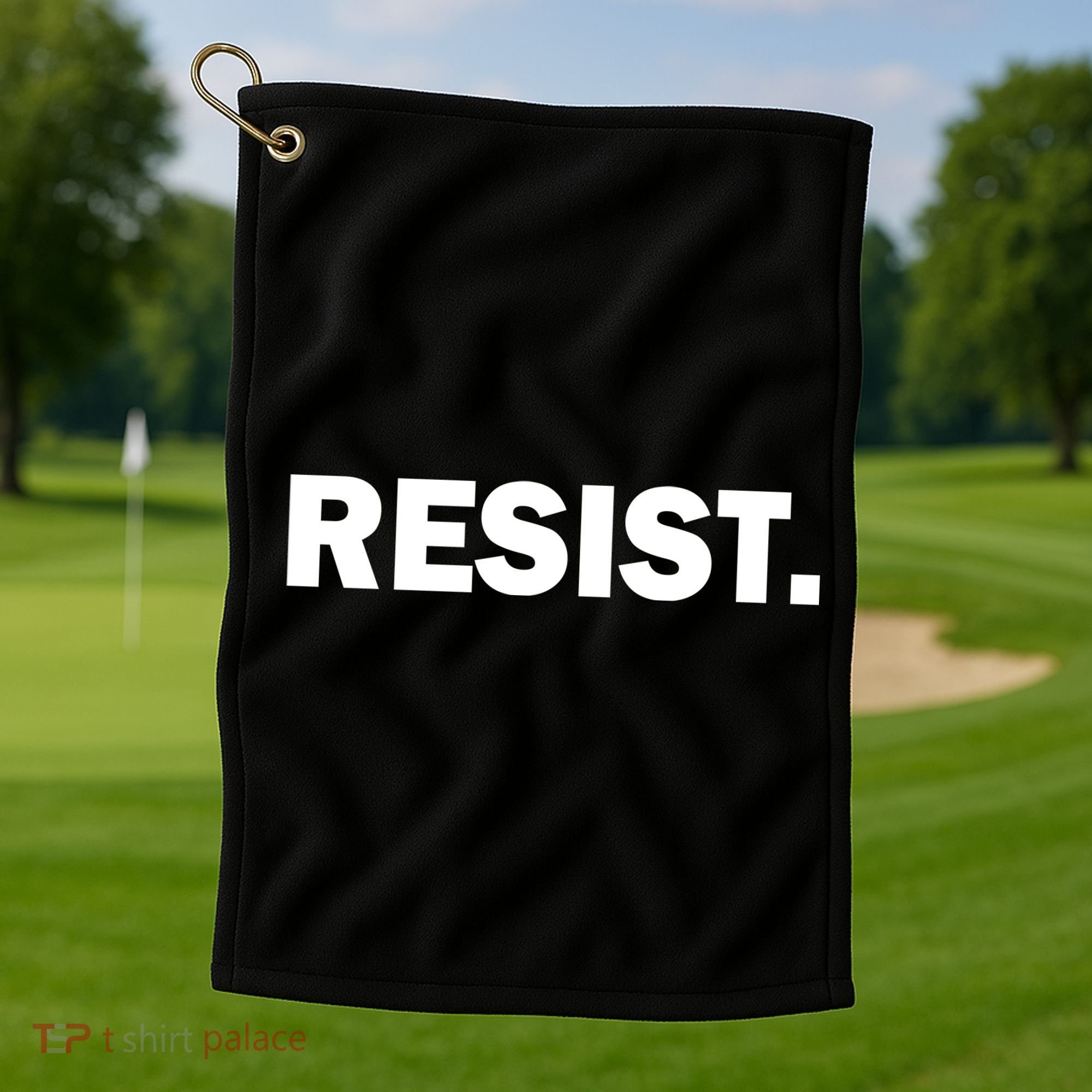 Resist Anti Trump Resistance Golf Towel