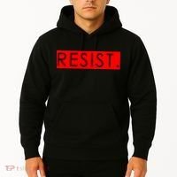 Resist Campaign Red Box Logo Anti-Trump Hoodie thumb 2