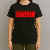 Resist Campaign Red Box Logo Anti-Trump T-Shirt thumb 4