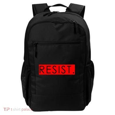 Resist Campaign Red Box Logo Anti-Trump Backpack