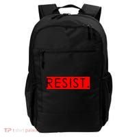 Resist Campaign Red Box Logo Anti-Trump Backpack thumb 0