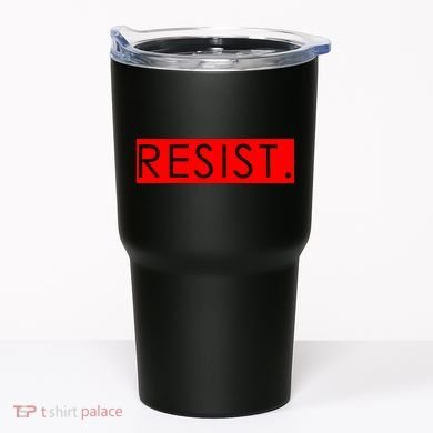 Resist Campaign Red Box Logo Anti-Trump Tumbler