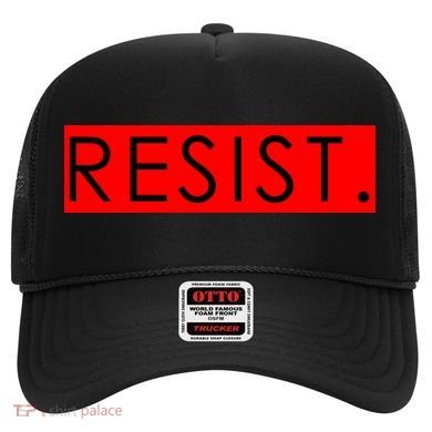 Resist Campaign Red Box Logo Anti-Trump Hat