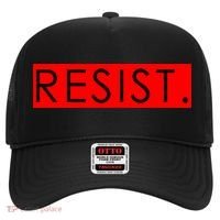 Resist Campaign Red Box Logo Anti-Trump Hat thumb 0
