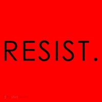 Resist Campaign Red Box Logo Anti-Trump Santa Hat thumb 1