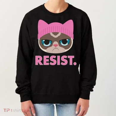 Resist Cat  Women's Sweatshirt