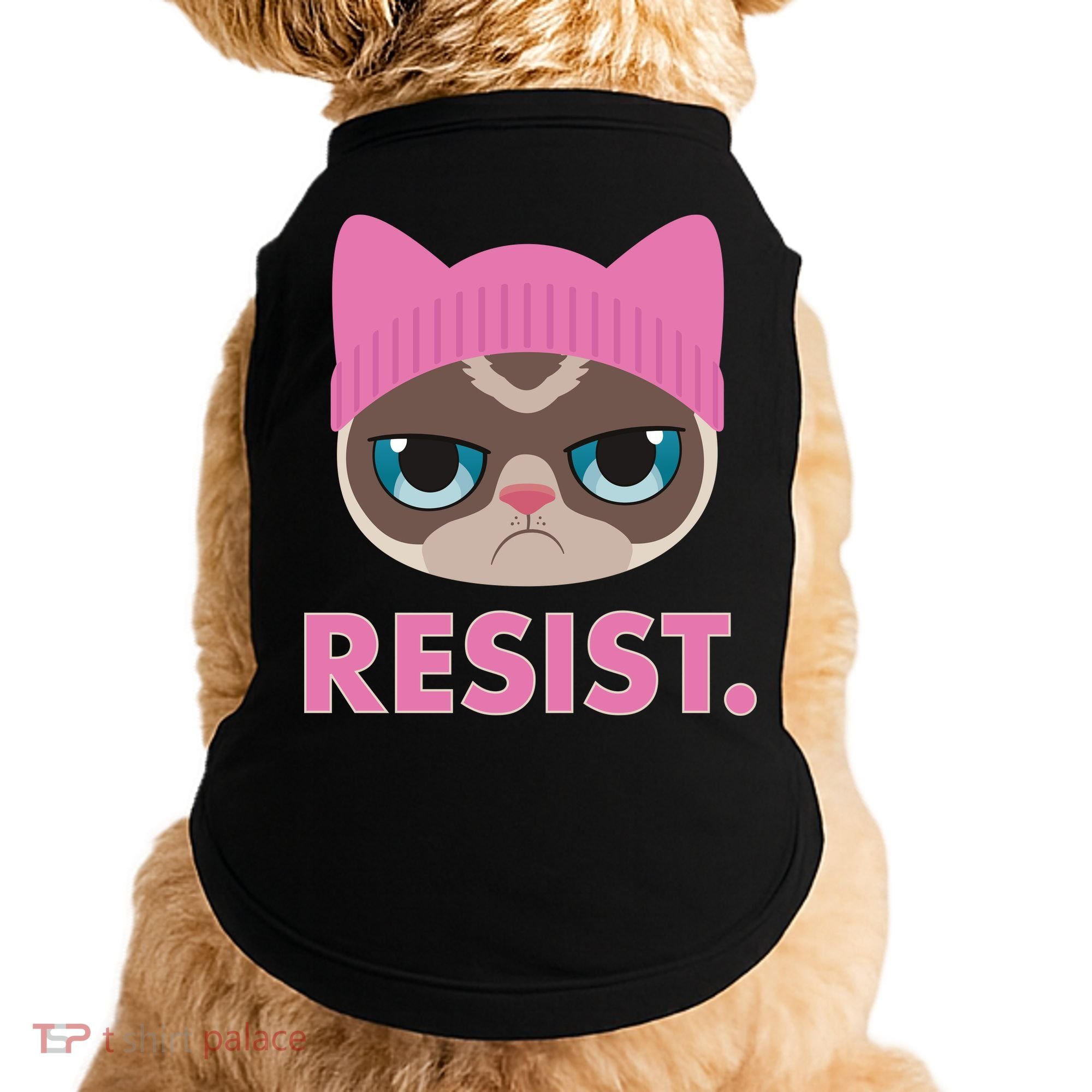 Resist Cat  Doggie Tank