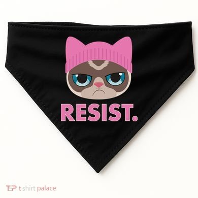 Resist Cat  USA-Made Doggie Bandana