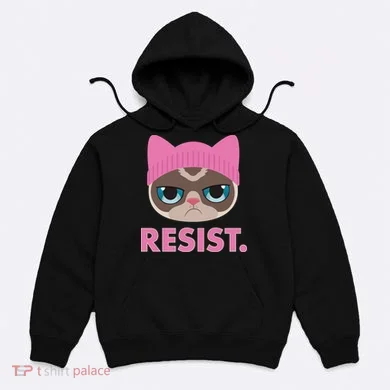 Resist Cat  Hoodie