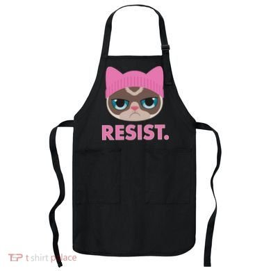 Resist Cat  Apron