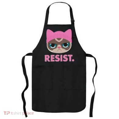 Resist Cat  Apron
