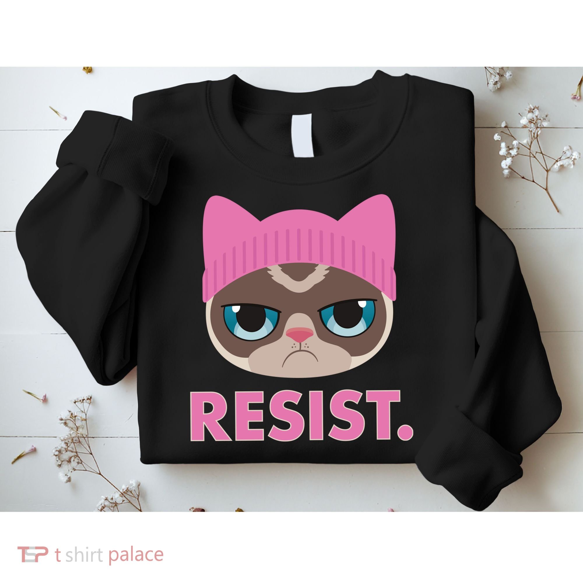 Resist Cat  Sweatshirt