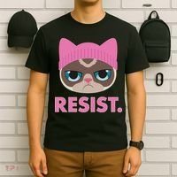 Resist Cat  T-Shirt thumb 6