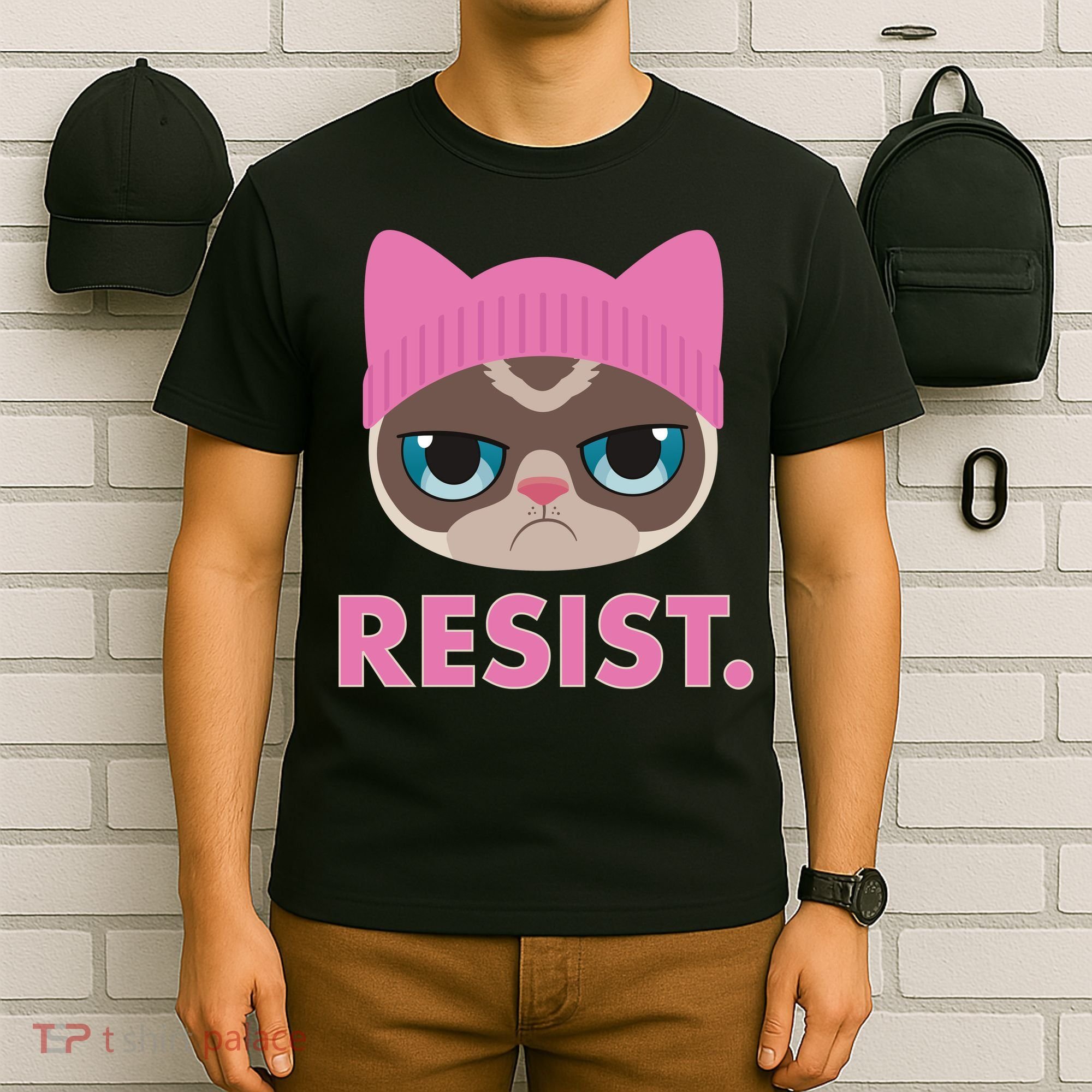 Resist Cat  T-Shirt
